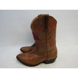 Someday Ole Miss Youth Size 2 D Brown Western Cowboy Boots